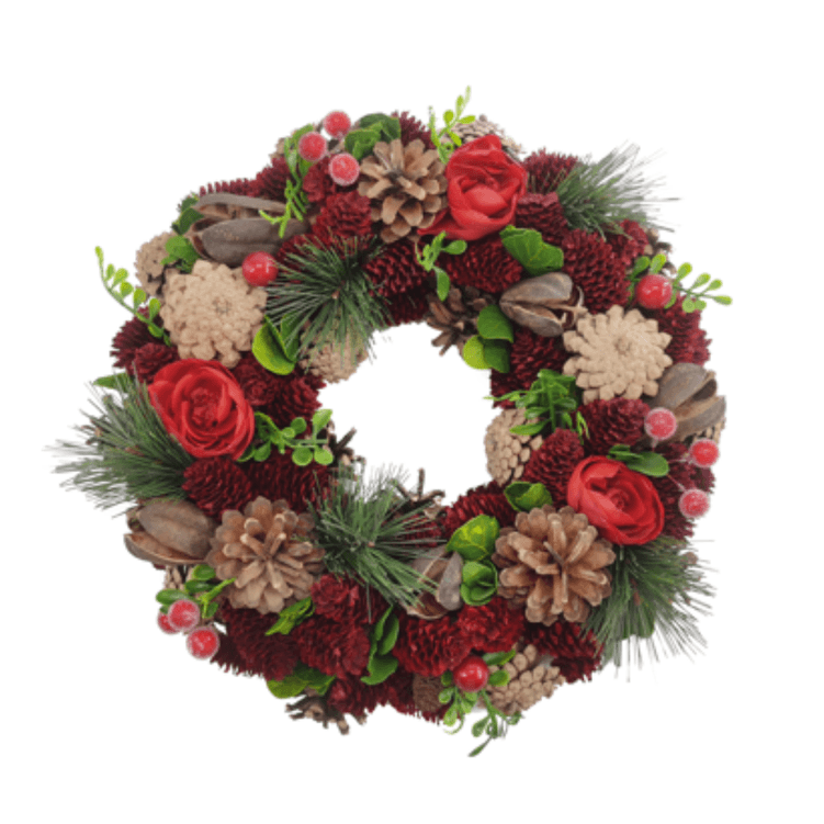 Guirlanda De Rosas E Pinhas - Btc.png